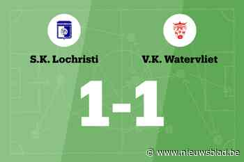 SK Lochristi en VK Watervliet eindigen op 1-1-gelijkspel