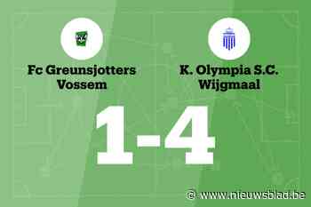 Olympia Wijgmaal B maakt met overwinning einde aan zegereeks Vossem
