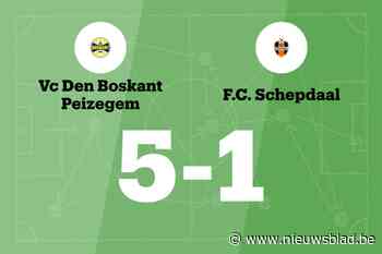 Zeven opeenvolgende overwinningen voor Den Boskant Peizegem na 5-1 winst tegen Schepdaal B