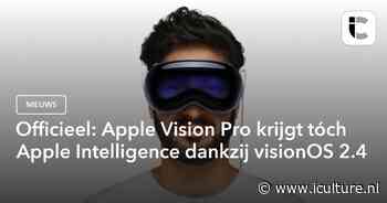 Officieel: Apple Vision Pro krijgt tóch Apple Intelligence dankzij visionOS 2.4