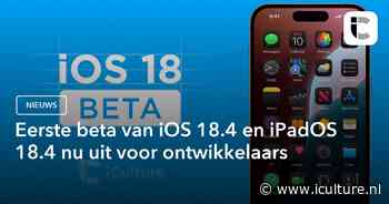 Eerste beta van iOS 18.4 en iPadOS 18.4 nu uit voor ontwikkelaars