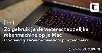Zo gebruik je de wetenschappelijke rekenmachine op je Mac