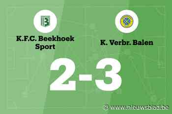 Balen wint van Beekhoek