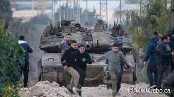 Israeli tanks move into occupied West Bank for the 1st time since 2002