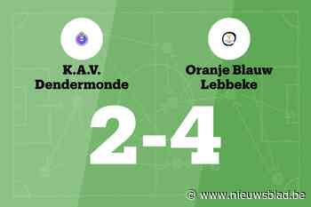 OB Lebbeke B beëindigt reeks van vijf nederlagen