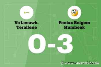 Fenixx Beigem Humbeek wint duel tegen Leeuwkens Teralfene