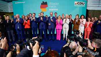 "Rambo Zambo" in CDU-Zentrale: Merz: Welt wartet nicht auf langatmige Koalitionsgespräche