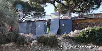 Un chantier de sécurisation en cours dans la vieille ville de Cannes
