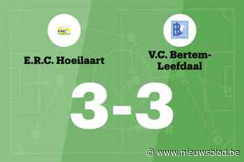 Bertem-Leefdaal B sleept gelijkspel uit de brand in de uitwedstrijd tegen Hoeilaart B