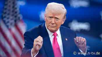 Sieg der "konservativen Partei": Trump feiert "großartigen Tag für Deutschland und USA"