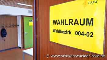 Urnengang in Calw: Wie im Bund: AfD und CDU siegen