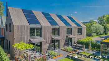 Bamboe vouwhefluiken voor een moderne gevel