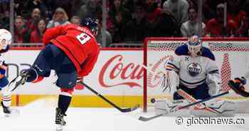 Ovechkin has hat trick in 7-3 win over Oilers