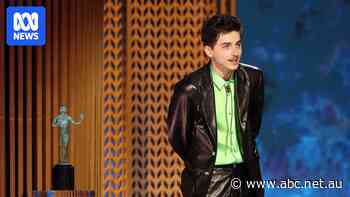 SAG Awards: Timothée Chalamet nabs surprise Best Actor win for A Complete Unknown