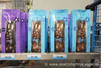 Schokohasen perfekt in Form geschleudert