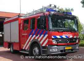 Studenten op straat na brand op balkon van appartementencomplex vliegschool