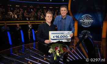 Nick uit Mijdrecht sleept 16.000 euro in de wacht bij VriendenLoterij Miljonairs