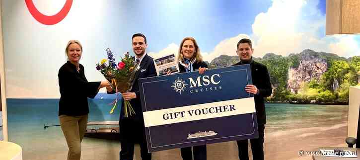 TUI Shop Hoofddorp (Toolenburg) is de winnaar van een all-inclusive MSC Cruise.