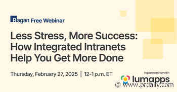 Less Stress, More Success: How Integrated Intranets Help You Get More Done