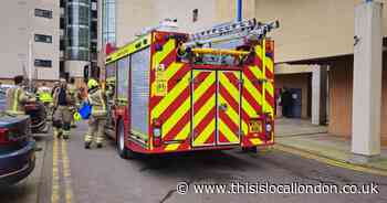 Woman and baby flee flat fire caused by cigarette in Newham