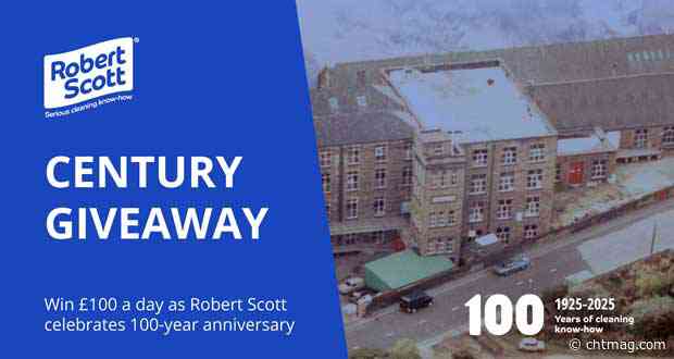 Win £100 a day as Robert Scott celebrates 100 years with month of giving