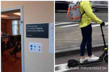 Opnieuw een levenslang rijverbod en zware boete voor dronken stepper die zichzelf in ziekenhuis rijdt