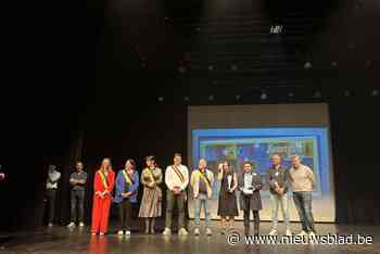 Verdienstelijke sporters in de bloemen gezet