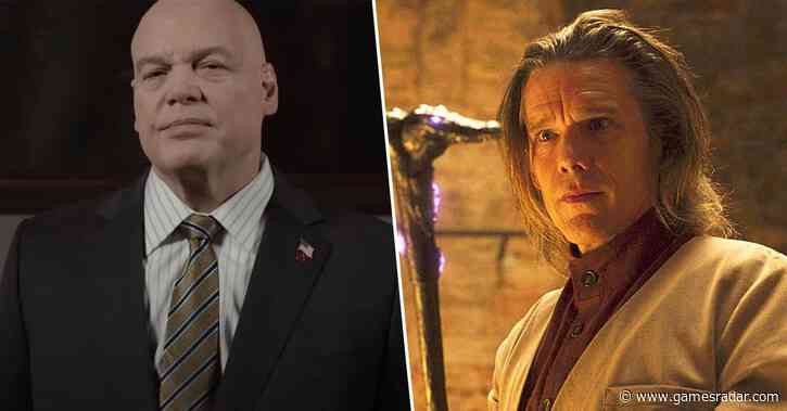 Daredevil: Born Again star Vincent D'Onofrio says Ethan Hawke played a key role in convincing him that the show was in good hands following a failed attempt