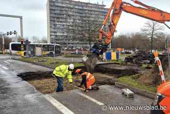 Onaangekondigde werken zorgen voor immense file op Noordlaan