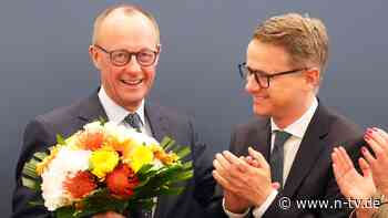 "Habe keine gesehen": Merz wartet noch auf Merkels Glückwünsche