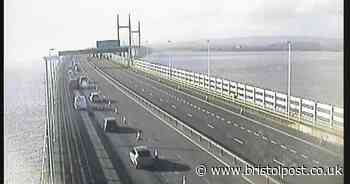 Obstruction closes lanes on M4 Prince of Wales Bridge