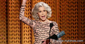 Jane Fonda’s SAG Awards Speech: ‘Empathy Is Not Weak or Woke’