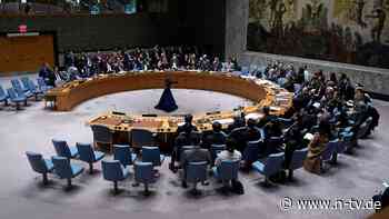 Für Ende des Kriegs: UN-Sicherheitsrat stimmt für kremlfreundliche Ukraine-Resolution