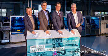 Vaillant Group eröffnet Elektronikfabrik in Remscheid