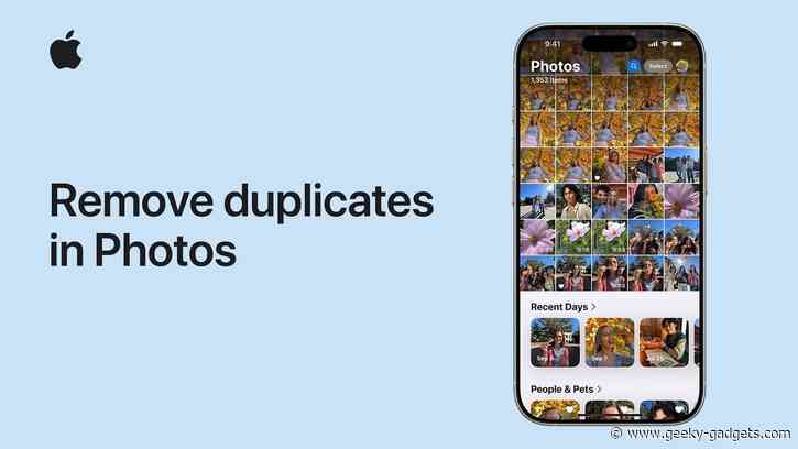 Simplify Your iPhone Photo Library: Remove Duplicates