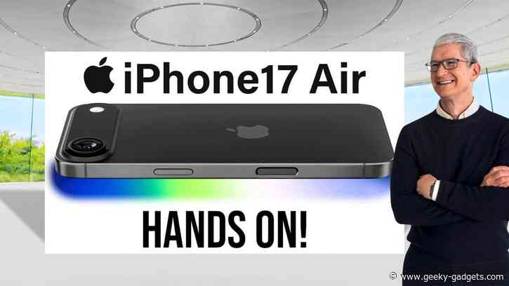 iPhone 17 Air Dummy: Early Design Impressions
