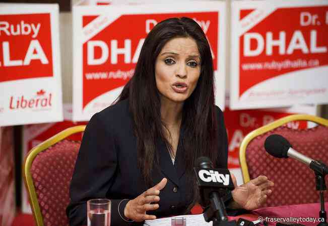 Liberal party confirms Ruby Dhalla’s disqualification from leadership race