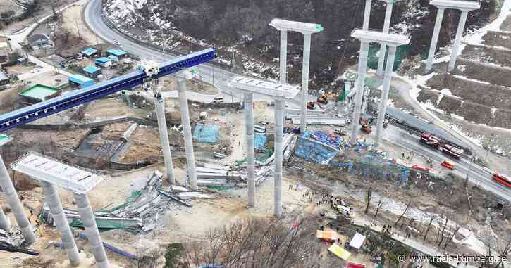 Mindestens vier Tote bei Brückeneinsturz in Südkorea