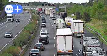 Kilometerlanger Stau nach Unfall auf der A2 in Richtung Hannover