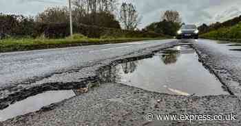 UK's worst councils for potholes revealed with some 'not fixed for 18 years'