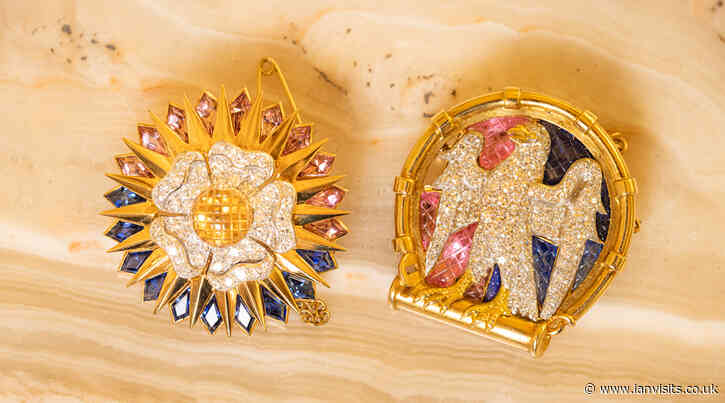 Historic Cartier art deco brooches returned to Eltham Palace