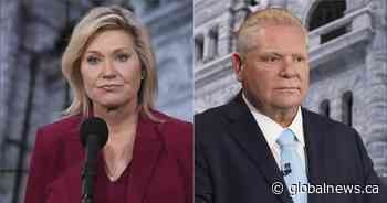 Ontario election: Ford and Crombie campaigns accuse one another of being ‘expensive’