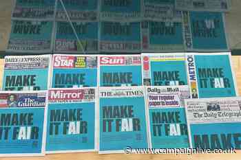 UK newsbrands launch print and digital ad takeover in fightback against AI bill