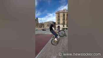 frontflip in the streets