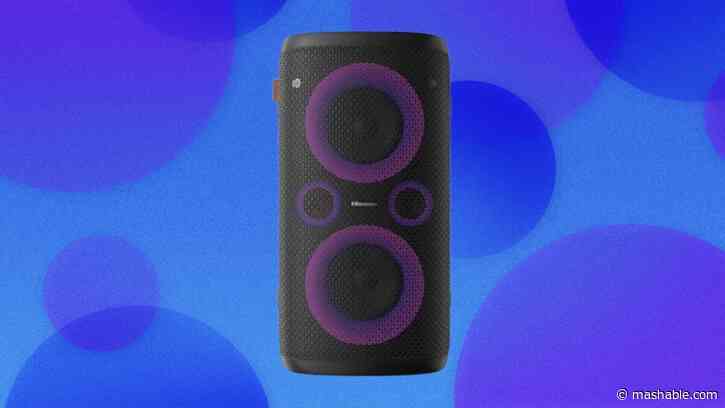 Turn up with this Hisense HP100 Party Rocker deal — 50% off