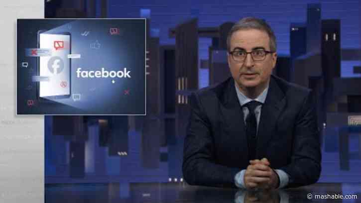 John Oliver is trolling Meta with a new, memorably-named website