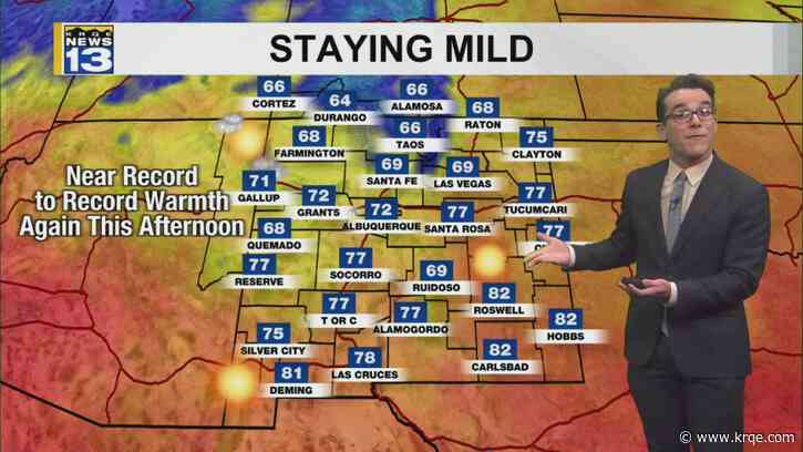 Spring-like in short term & a bit breezy