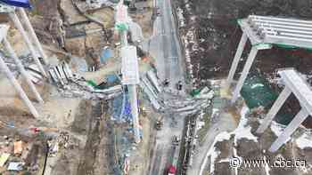 South Korea highway overpass collapses, killing 4 people