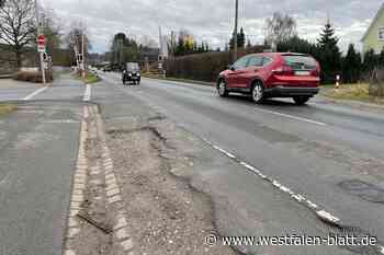 Umleitungen wegen Sanierung und  Vollsperrung der Bielefelder Straße