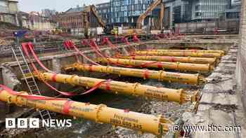 River opened up next to Sheffield Castle site